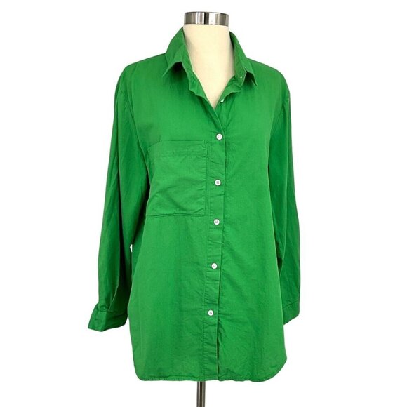 REVOLVE Tops - Revolve SNDYS Bello Button Down Shirt Green Size 2 XS Button Up Collared